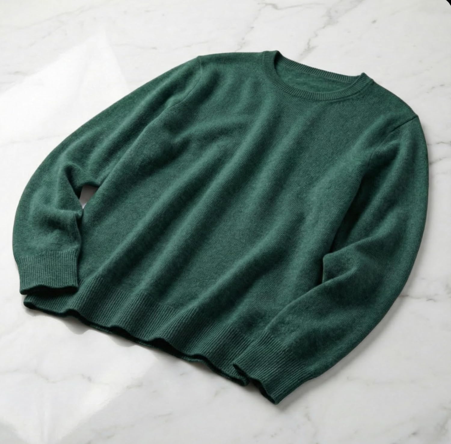 NPIA Certified Original 100% Pure Cashmere Sweater Women | 2-Ply 16 Micron Fine Knit | Lightweight Luxury Crewneck Pullover - Image 7