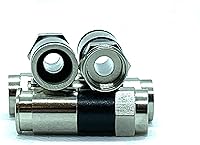 Vista 3 de Perfect Vision Ridgeloc Rg6 Conector de cable coaxial de compresión tipo F hembra 50 unids Directv aprobado PV6UE