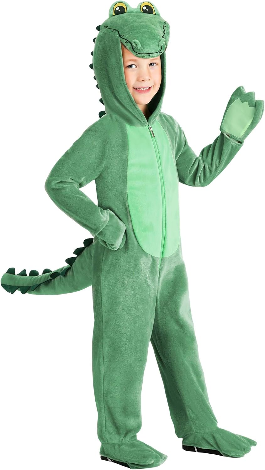 Toddler Adorable Alligator Costume | Cute Green Gator Outfit for Toddlers