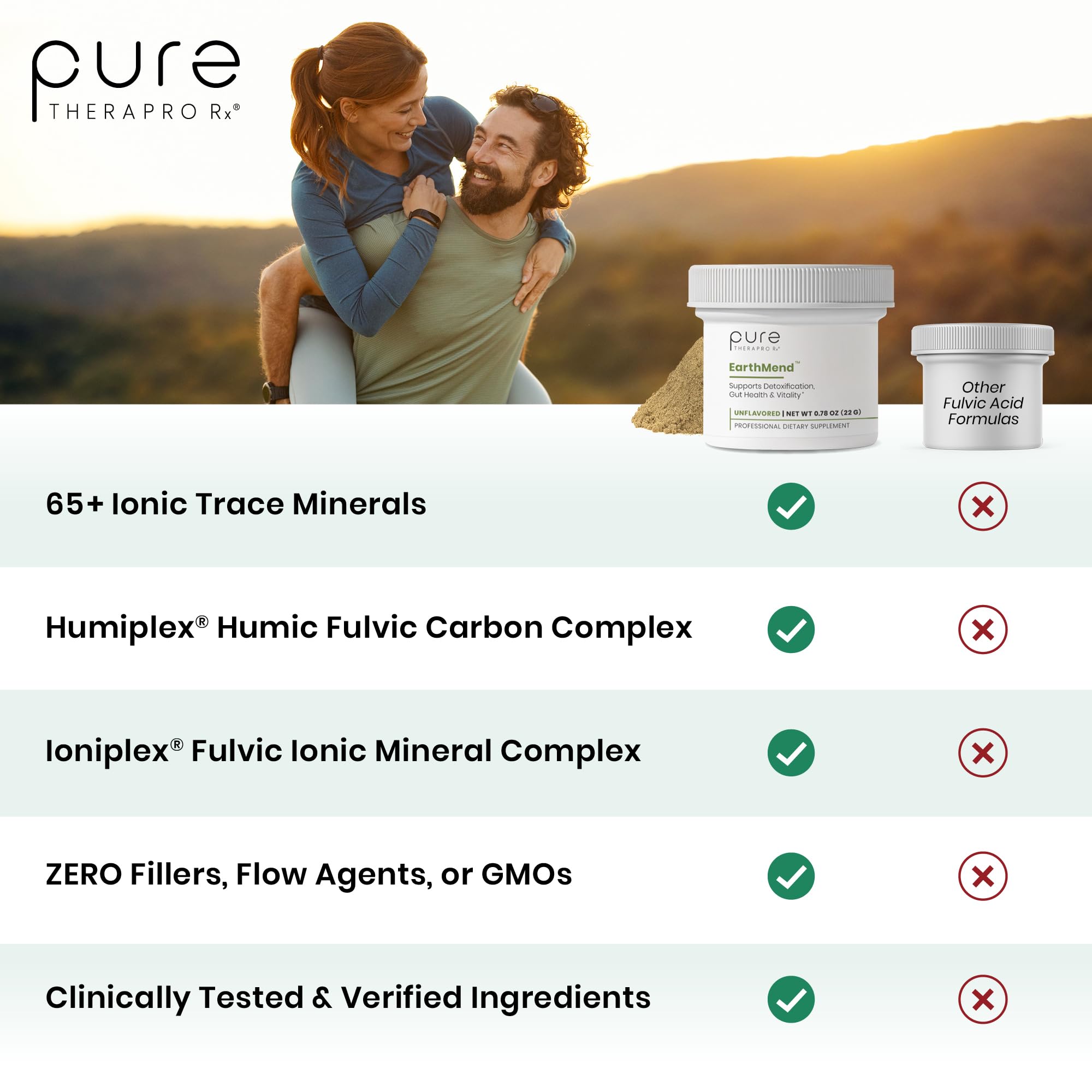 EarthMend Trace Minerals Powder, Fulvic & Humic Acid, 60 Servings — Amazon image 4