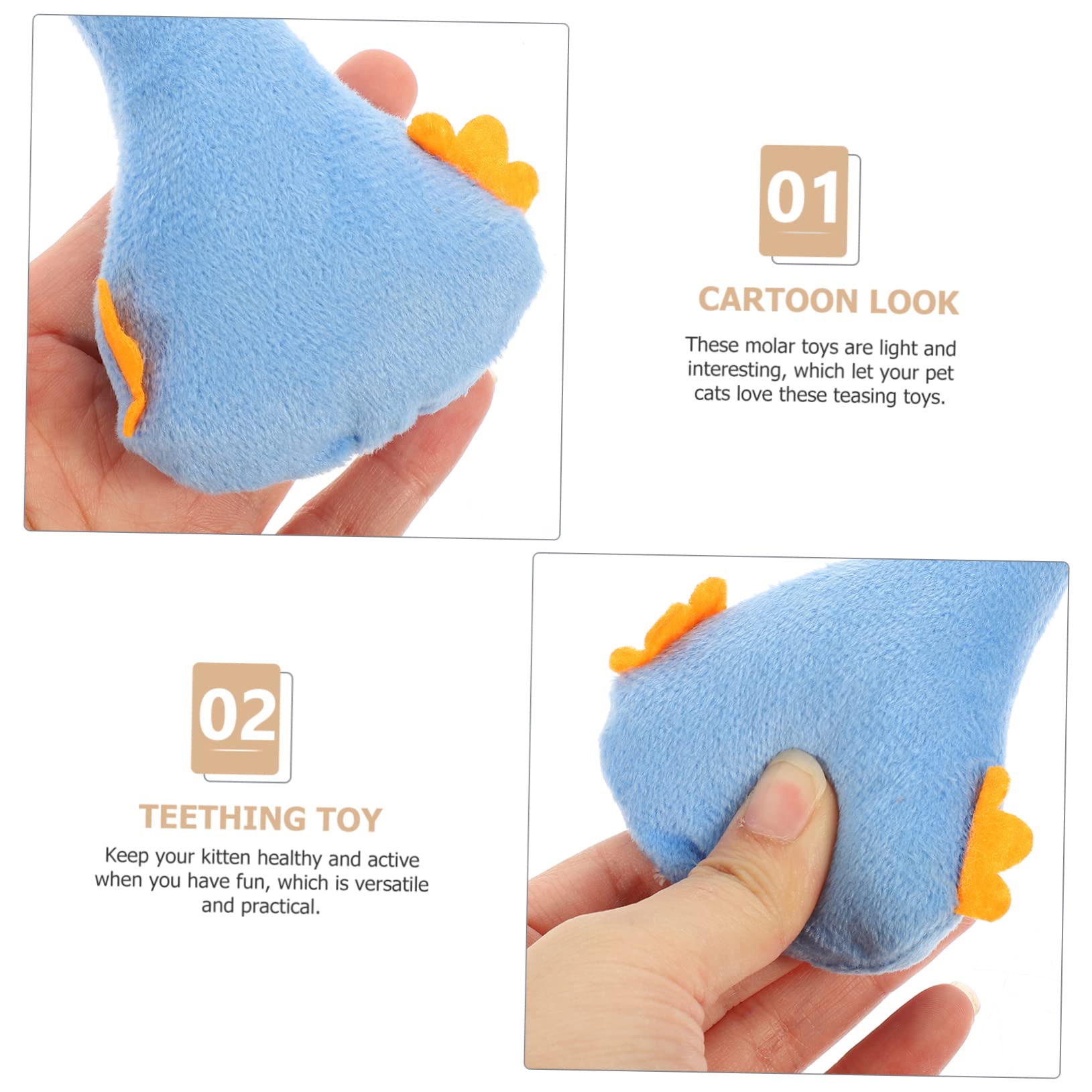 SUPVOX 20pièces Jouets Peluche pour Chats avec Cataire Jouets Amusants pour Intérieur Accessoires pour Animaux De Compagnie