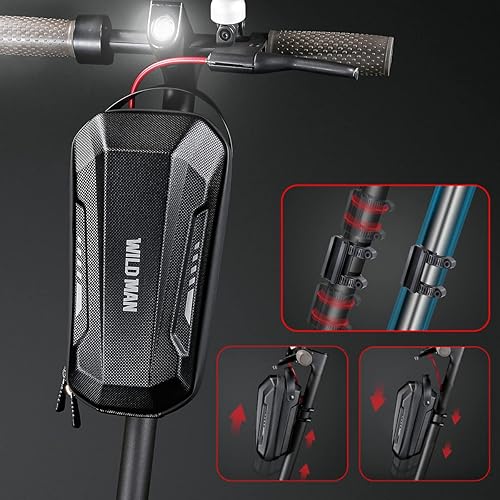 Miniatura 4 de WILD MAN Bolsa de almacenamiento de scooter resistente a la lluvia de liberación rápida para scooters de equilibrio Kick Scooters bicicleta plegable