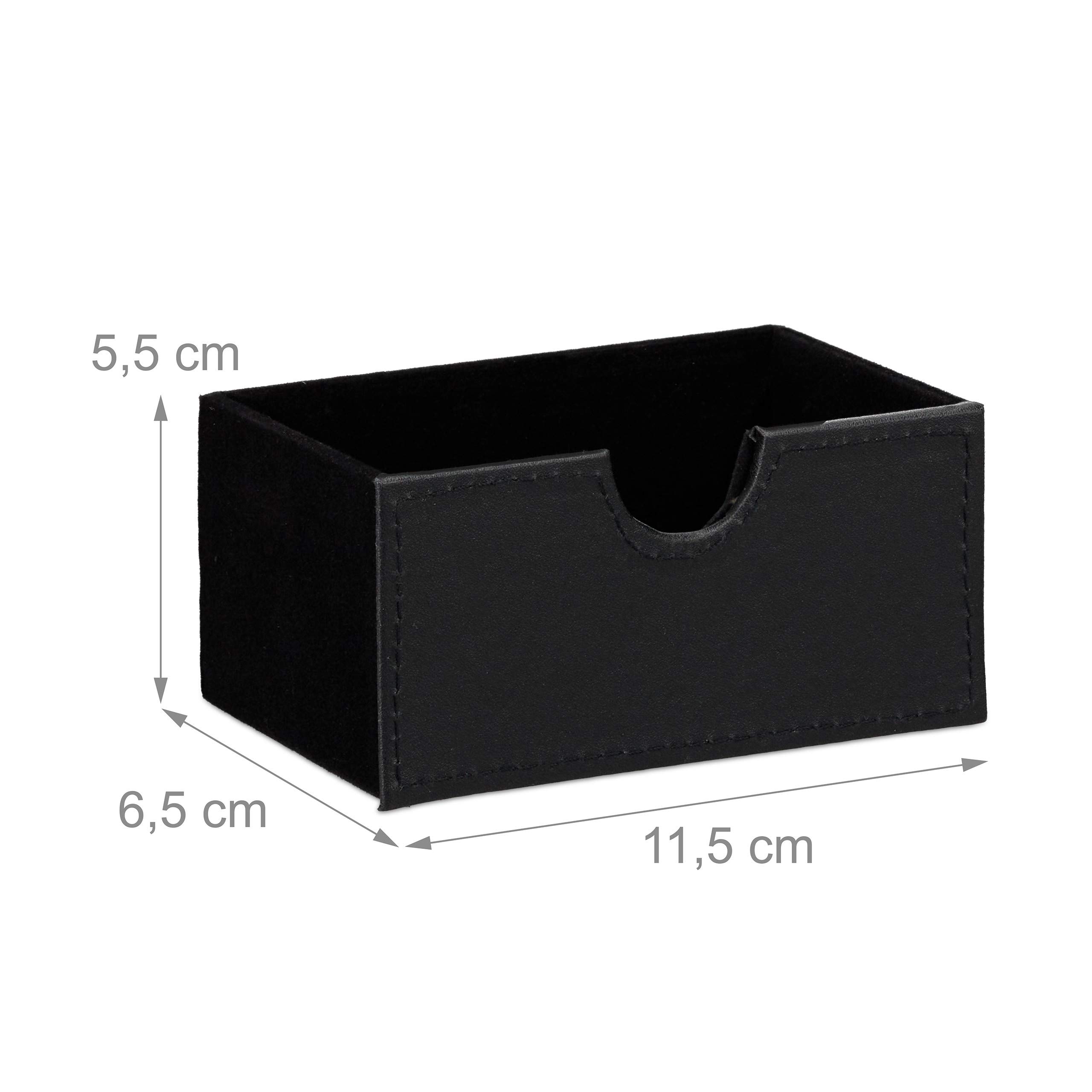 Relaxdays Organizer na artykuły biurkowe, uchwyt na ołówki 10,5 x 26 x 11,5 cm