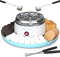 Vista 1 de Kit de Fabricador de S'mores Eléctrico de Party Desserts para Encimera, Interior, Tostador de Malvaviscos para Interior, Estación de S'mores