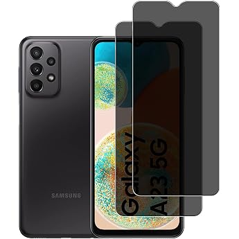 [Pack of 2 for Samsung Galaxy A23 4G/5G Private Screen for Tempered Glass 9H Hardness Anti-Spy Anti-Scratch Privacy Screen Protector Compatible with Samsung Galaxy A23 4G/5G