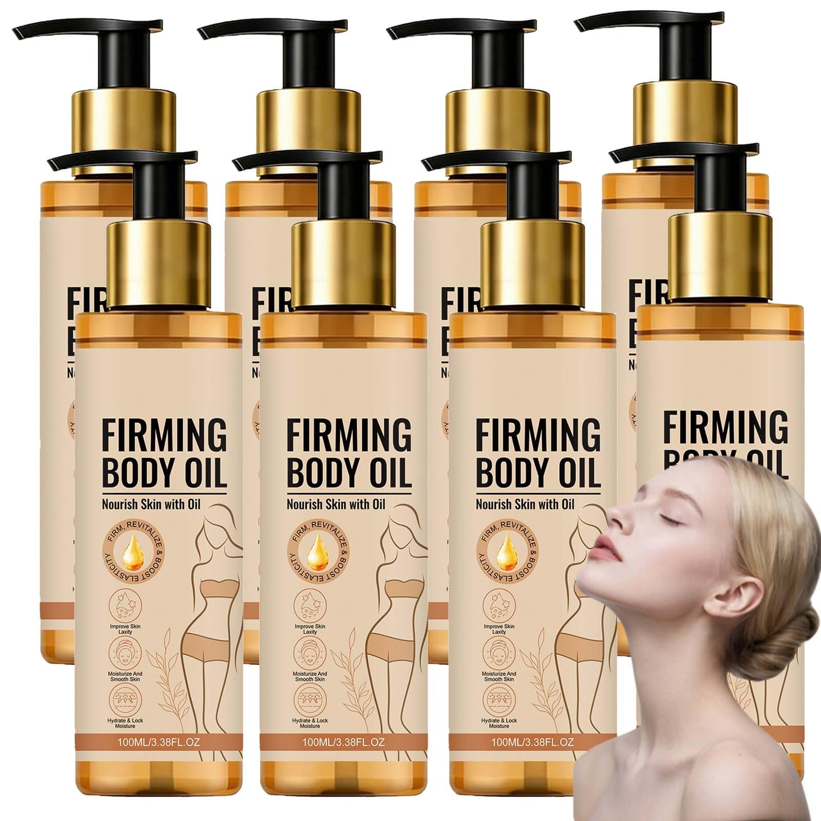 Olio per il corpo rassodante anti-cellulite, pelle cadente, olio di collagene, oli da massaggio anti-cellulite, oli di collagene, rassodamento della pelle, collagene lifting corpo dopo la doccia