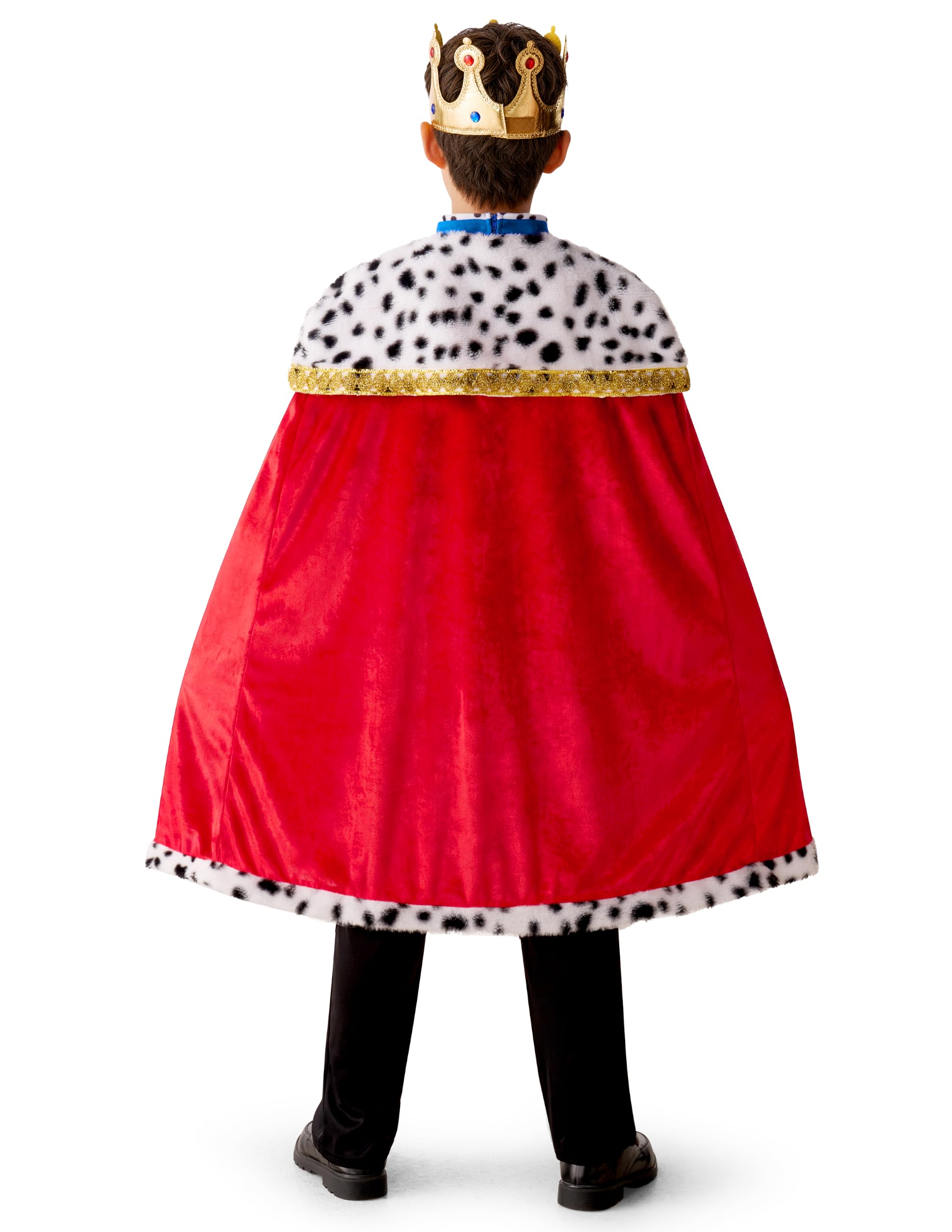 Spooktacular Creations Costume da re per bambini, costume di Halloween per bambini con outfit Roderick, travestimento da principe per feste di Halloween, carnevale e feste a tema