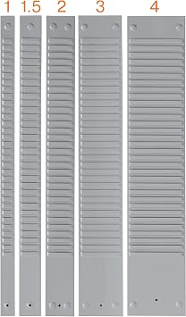 Nobo 1900397 T-Card Planning System, Size 1.5 40 Slots Groe 2