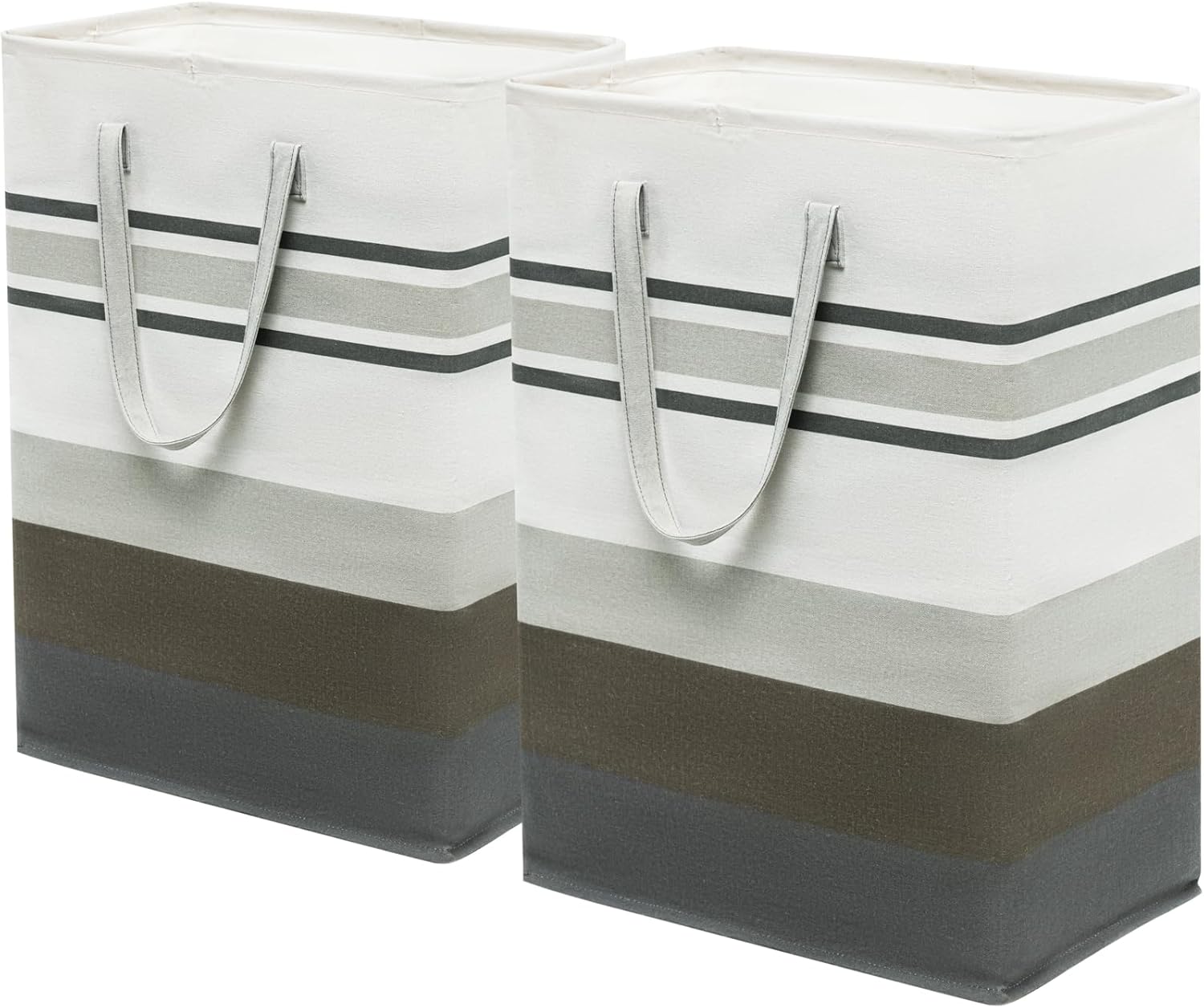 Goodpick Large Laundry Basket 2 Packs, Dirty Clothes Hampers 75L with