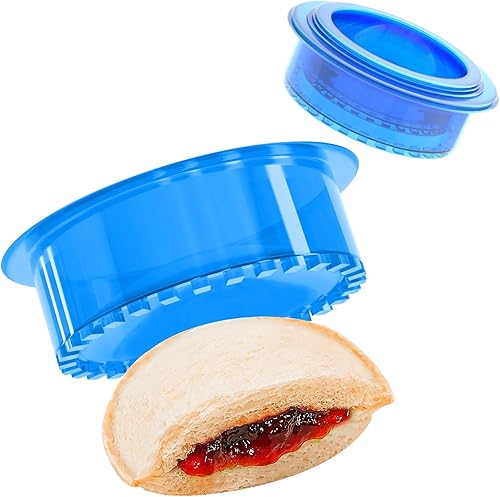 HiYZ Cortador y sellador de sándwiches, 5 piezas de cortador de sándwiches para niños, máquina de sándwiches de pan y cortador de galletas de