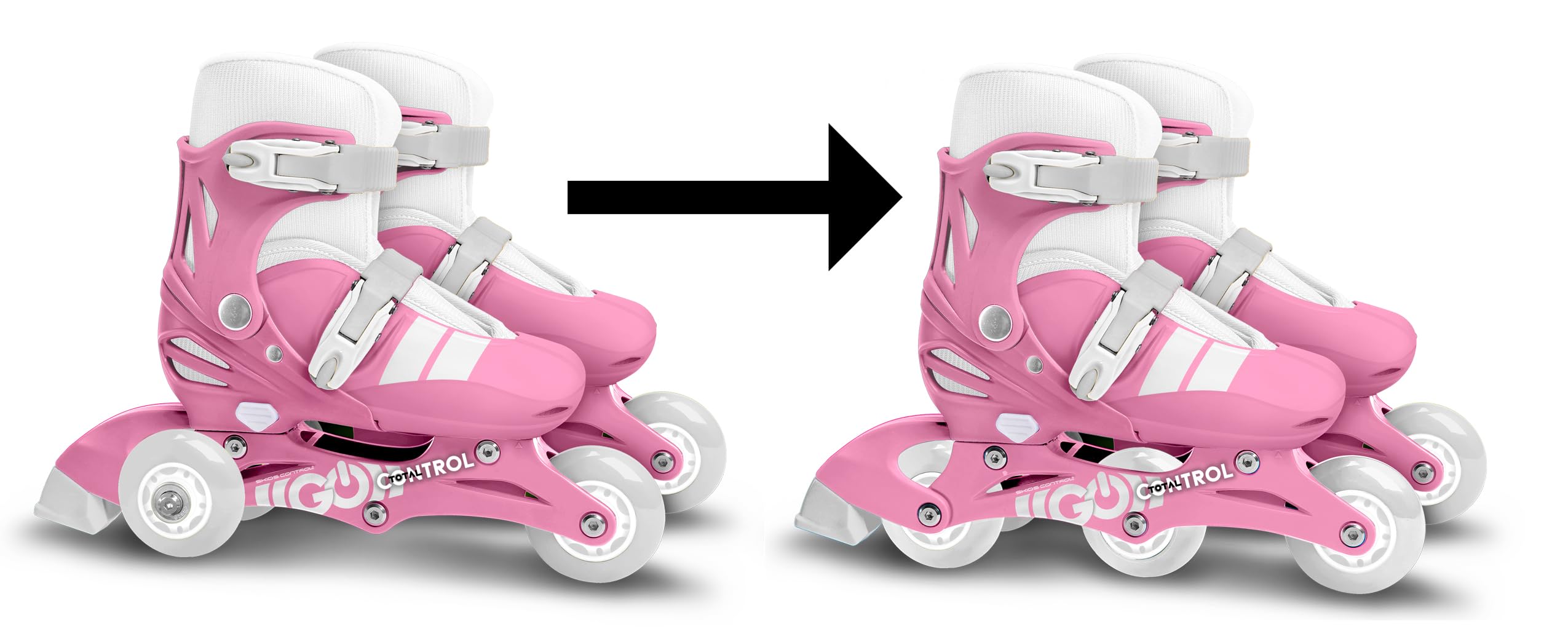 Rollers TRISKATES SKIDS Control Pink 27-30