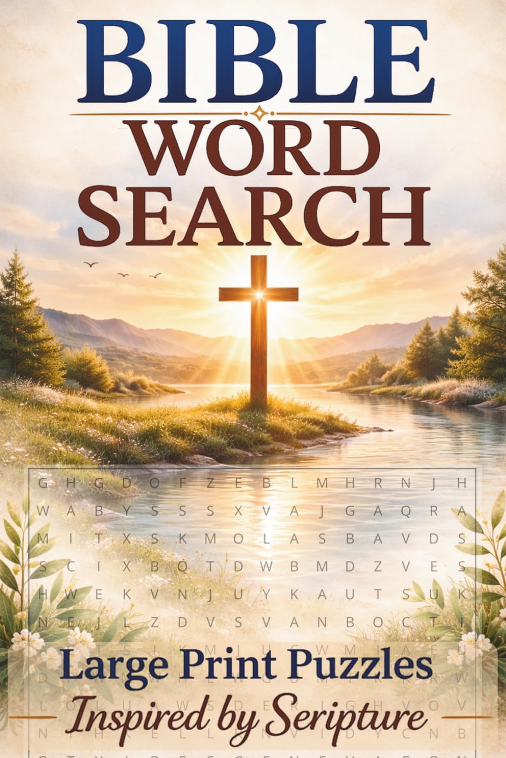 Bible Word Search: Large Print Puzzles Inspired by Scripture for Adults & Seniors | 50+ Christian Word Search Puzzles for Relaxation, Devotionals and ... Pages (Faith & Scripture Puzzle Collection)