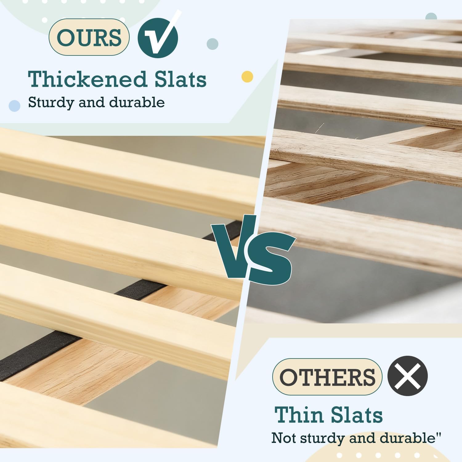 Twin Size Bunk Bed, Kids Cedar Wood Bed Frame with Ladder, Strong Wooden Slats, Non-Toxic Finishes, High Weight Capacity, White