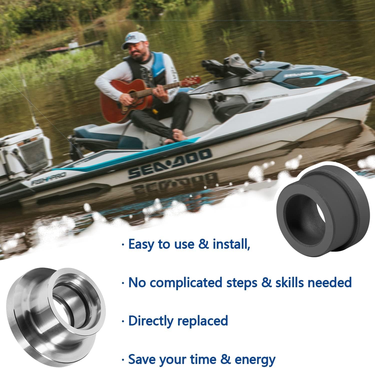 Per Sea Doo Carbon Seal Drive Line Rebuild Kit & Barca All 717 720 787 800 951 SPX XP GTX GSX