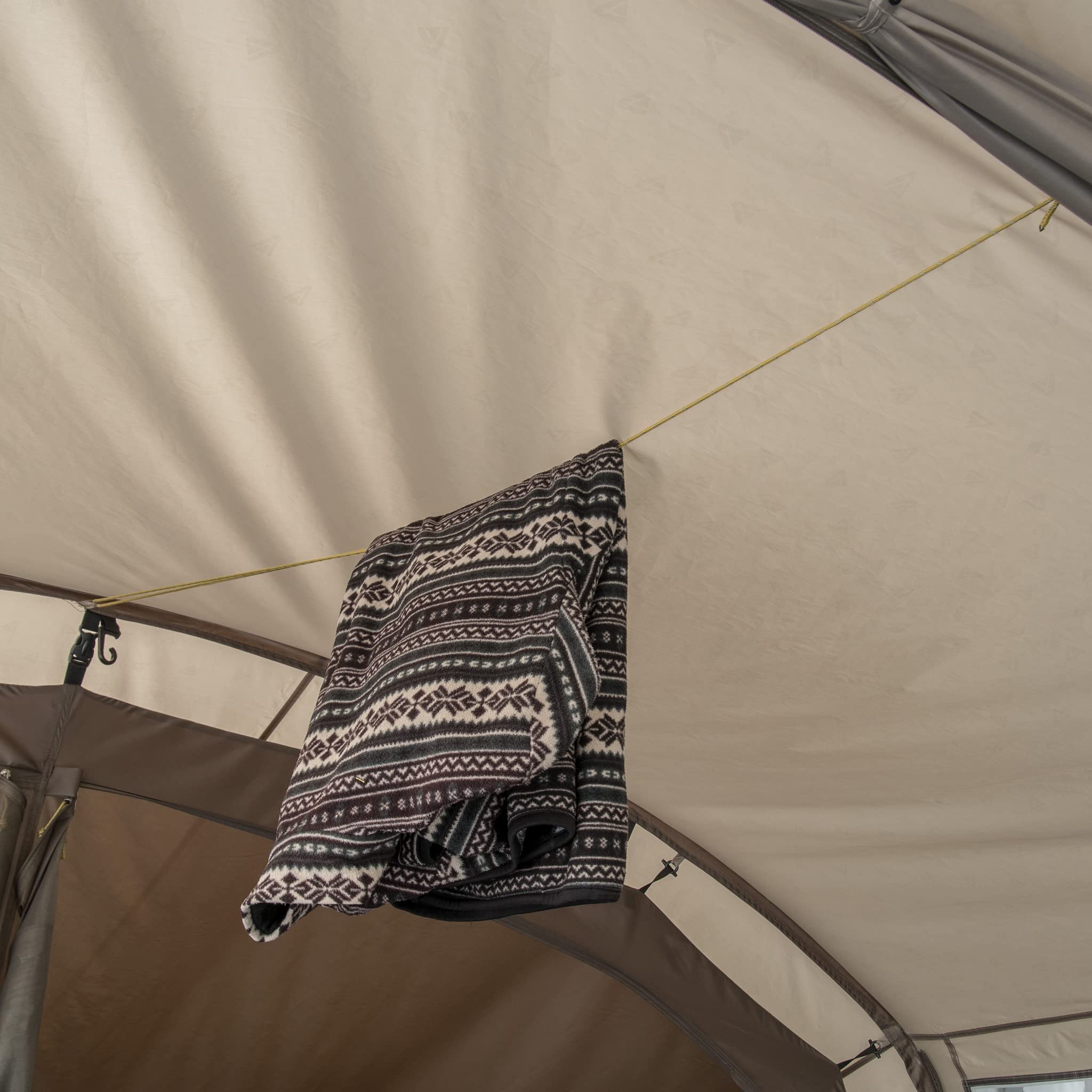 TAMBU - Outdoor Nihaita Großes 5-Mann-Zelt, Doppelhaut, wasserdichtes Tunnelzelt für Camping, Veranstaltungen und Festivals, geräumiges Familienzelt mit 3 Fächern, 5 Personen, 3000 mm Wassersäule