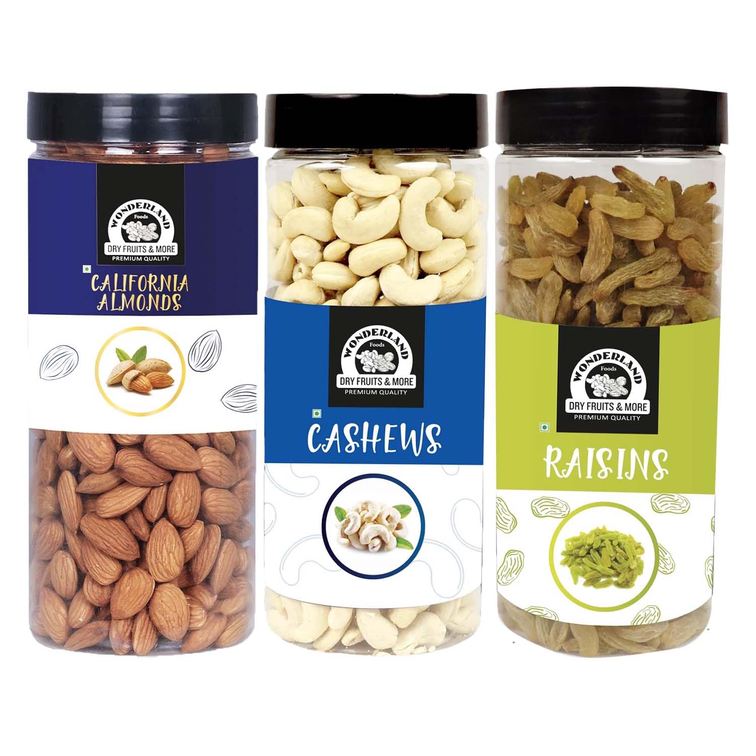 See full amazon price history chart for WONDERLAND FOODS (DEVICE) Healthy Dry Fruits Combo Pack 1.5Kg (500G X 3)|Almonds (Np),Cashews (W-320),Long Green Raisins Jar|Nutritious & Delicious High In Fiber & Boost Immunity WONDERLAND FOODS (DEVICE) Healthy Dry Fruits Combo Pack 1.5Kg (500G X 3)|Almonds (Np),Cashews (W-320),Long Green Raisins Jar|Nutritious & Delicious High In Fiber & Boost Immunity (B08RRXLR1T) Amazon Price History, Amazon Price Tracker