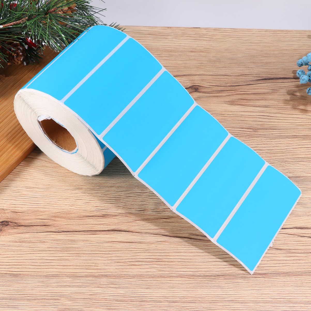 Etichette Rotonde Adesive in Carta Blu 1000 Pezzi per Organizzazione | Cartelle e Contenitori, Uso Negozio e Festa, Formato Tondo Semplice Aderenza Stabile