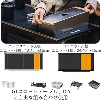 Amazon.co.jp: Naturehike IGT テーブル 五秒展開 組立不要 igt コンロ