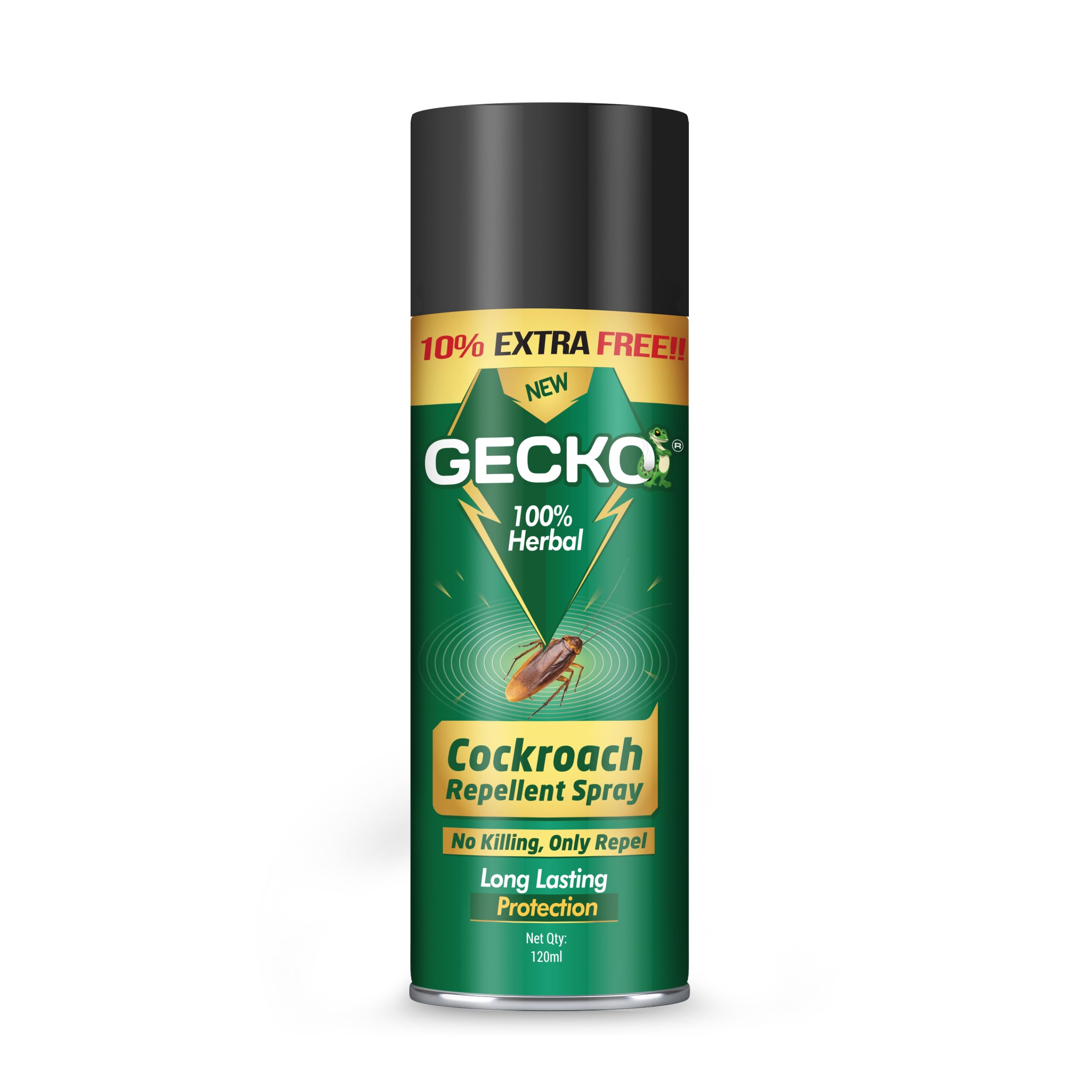 Shadow Securitronics Cockroach Repellent Spray | 100% Natural & Biodegradable | Non-Toxic Formula For Home, Kitchen & Office | Human & Pet Safe | Refreshing Fragrance | 120ml | FORMULATION 10X