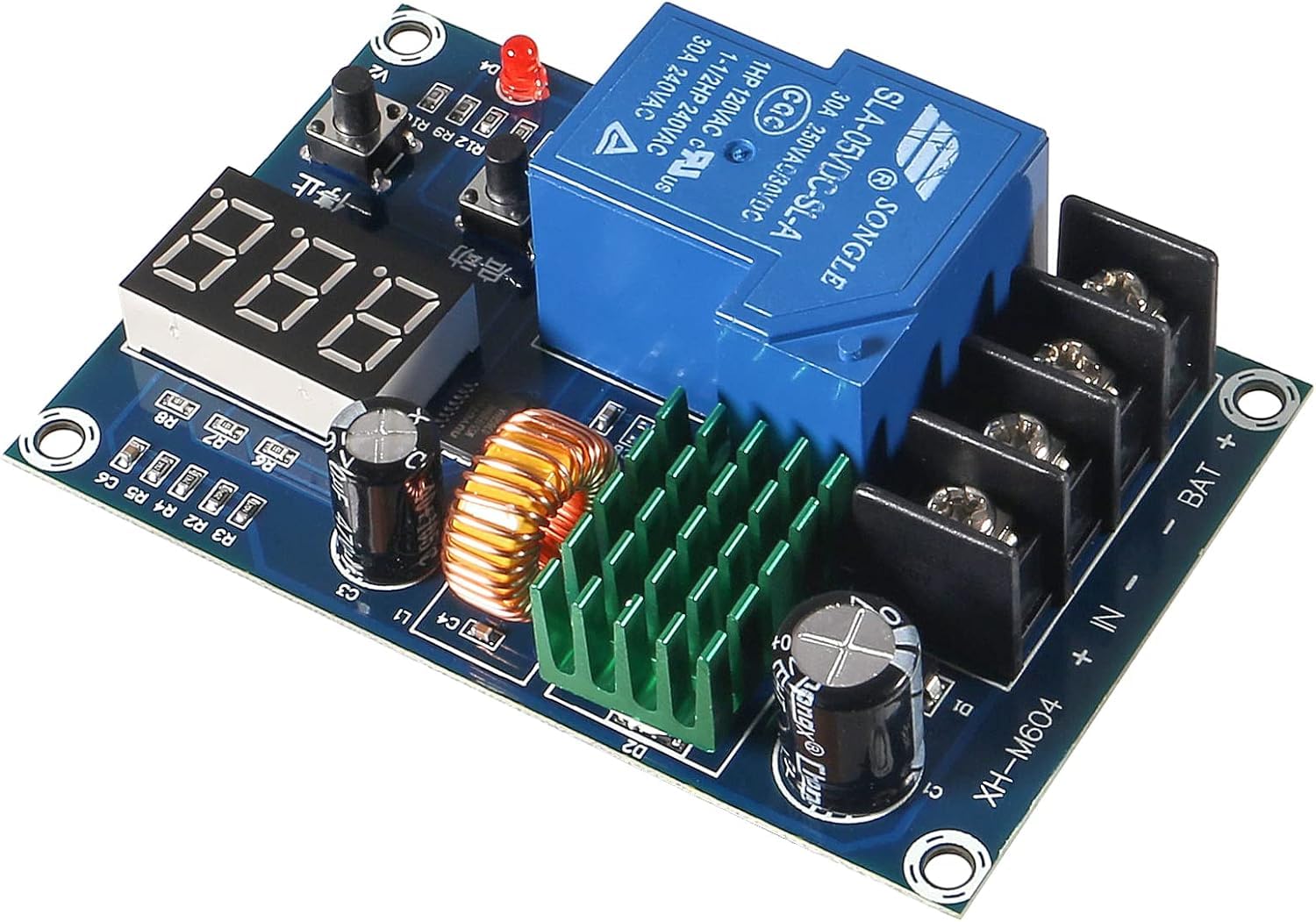 Shockley XH-M604 Charge Control Module Battery Charger Protection Board DC 6-60V Storage Lithium Switch Overcharge Controller Power voltmeter (XH-M604 Charge Module - 1 Pc) (B0CVLG72LN) Amazon Price History, Amazon Price Tracker