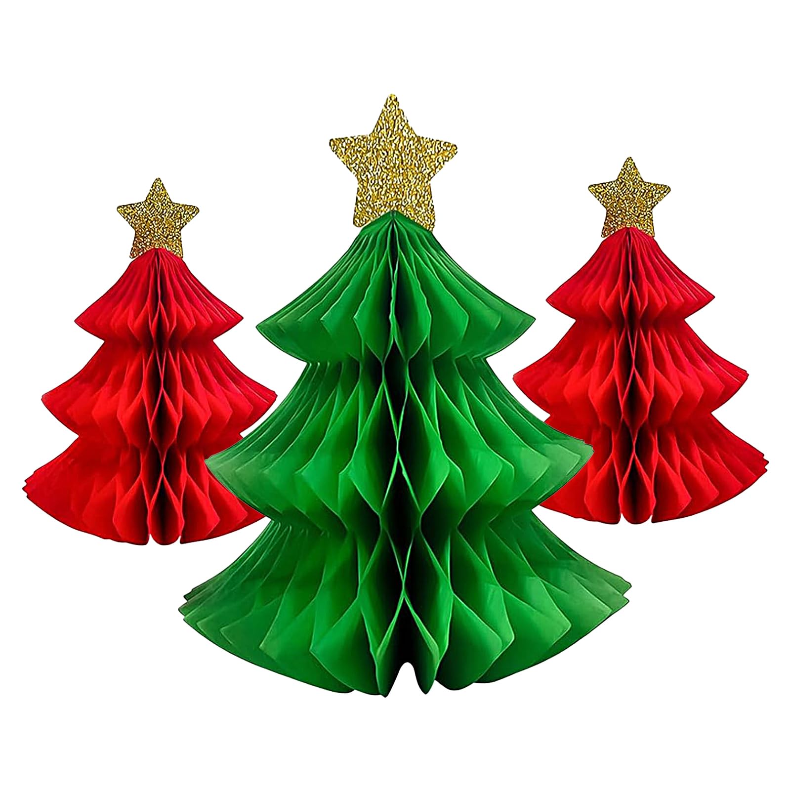 Weihnachtliches Wachspapier, 240 Stück, öldicht, Mit Weihnachtsmotiven (Rot/Grün), 30 Cm