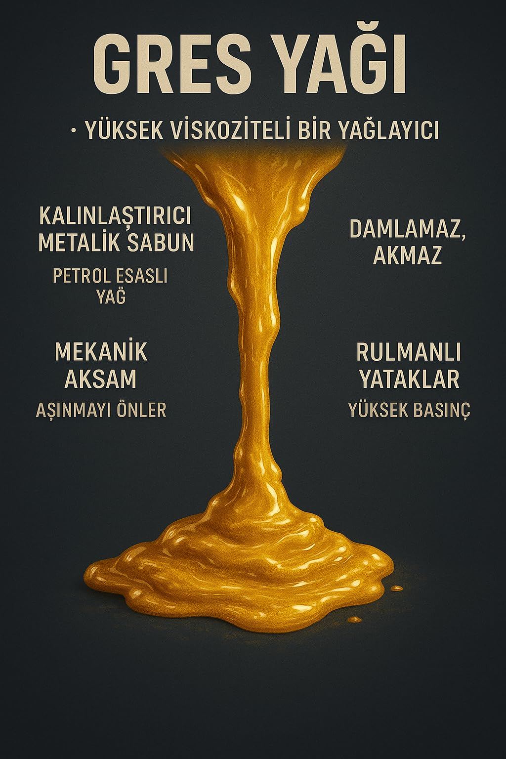 Proalet Difix Sarı Tüp Gres Yağı, 50 gr, Yüksek Viskoziteli, Makine, Endüstriyel, Aşınma Önleyici, Rulman ve Zinrcir Yağlayıcı, Pratik Kullanım
