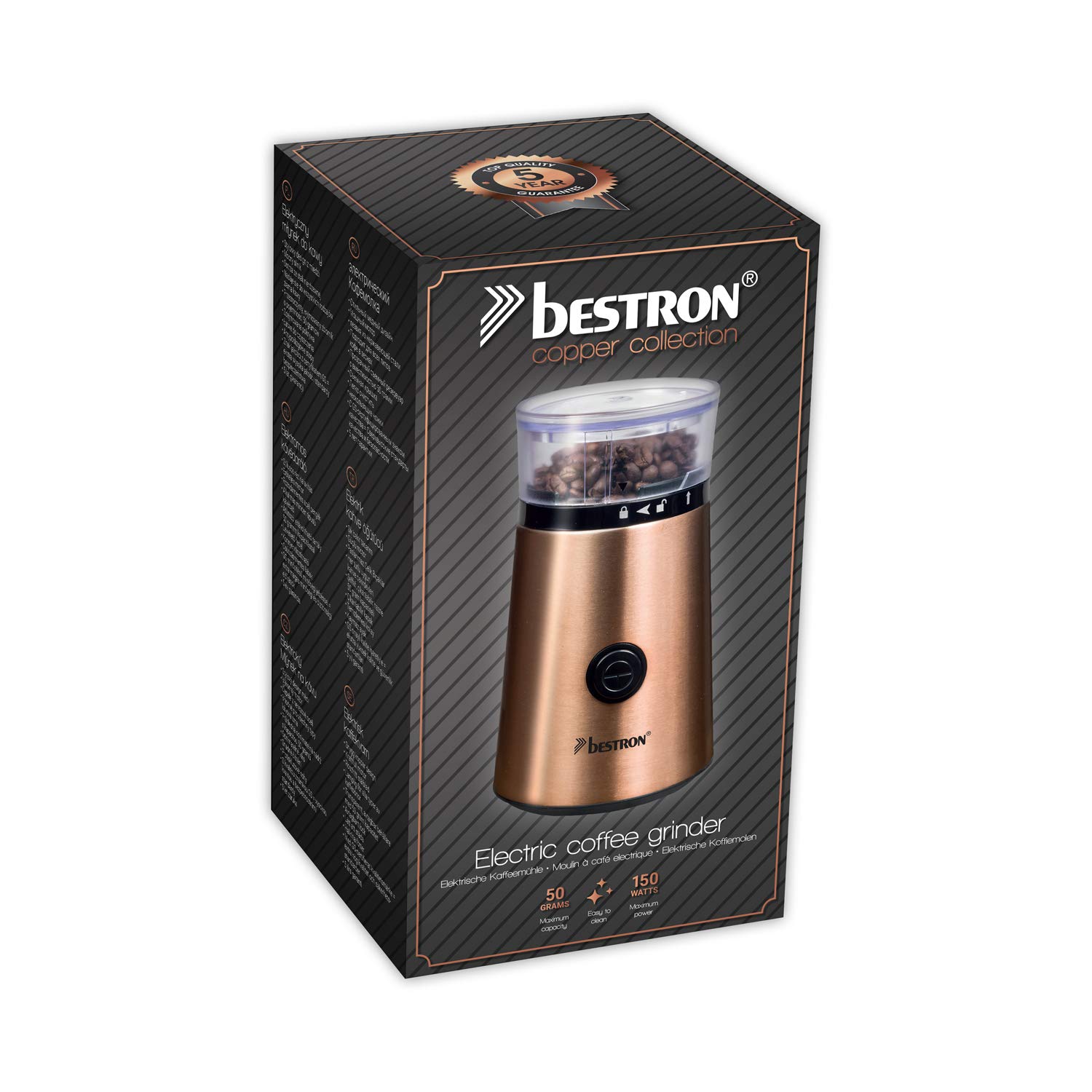 Girmi MC01 Kaffeemühle - 150W, 50g Behälter, Edelstahlklingen