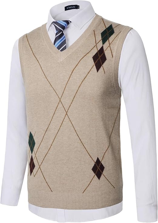 pullover smanicato uomo