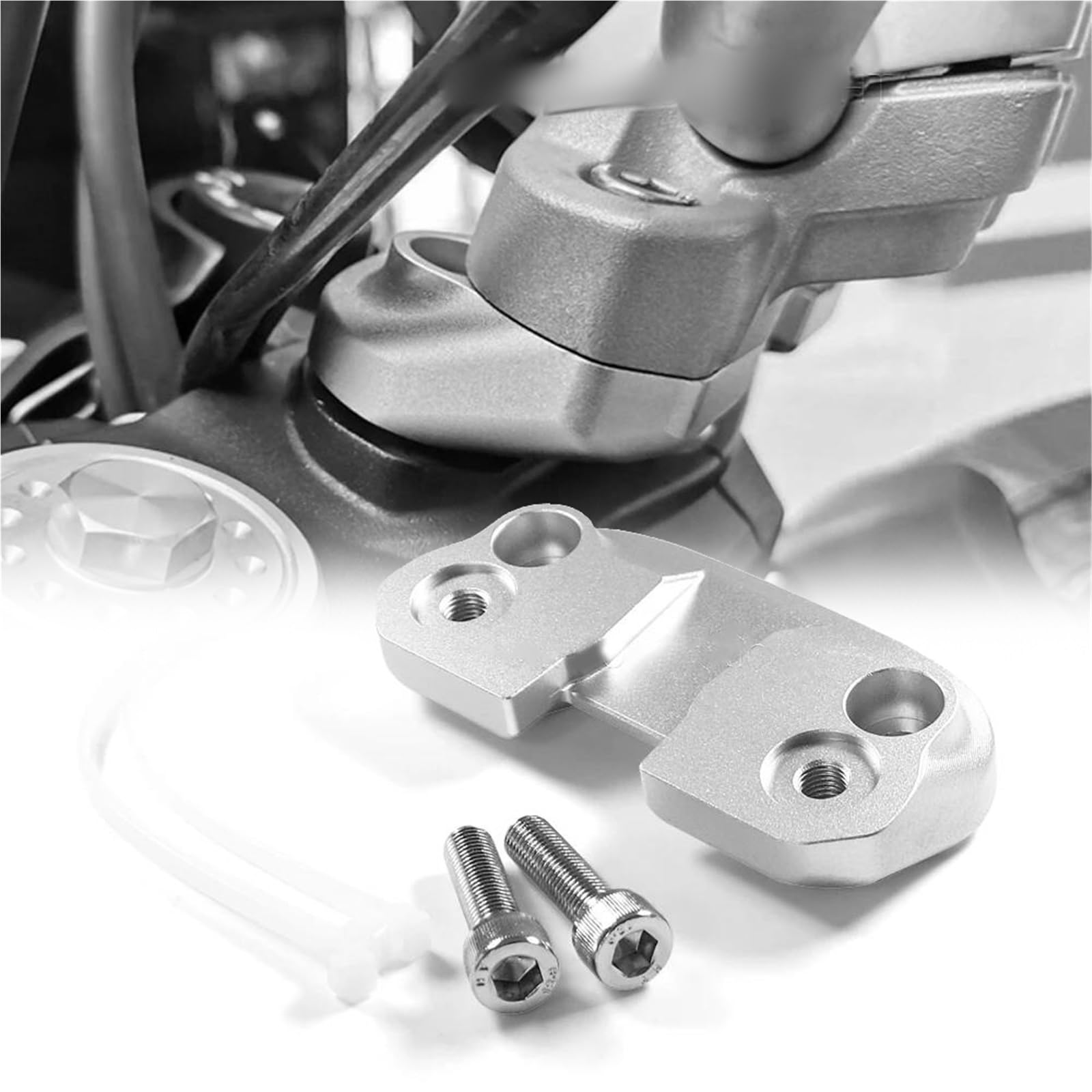 Guidon Riser pour Ducati Scrambler Aluminium CNC Riser Clamp de Précision - 8