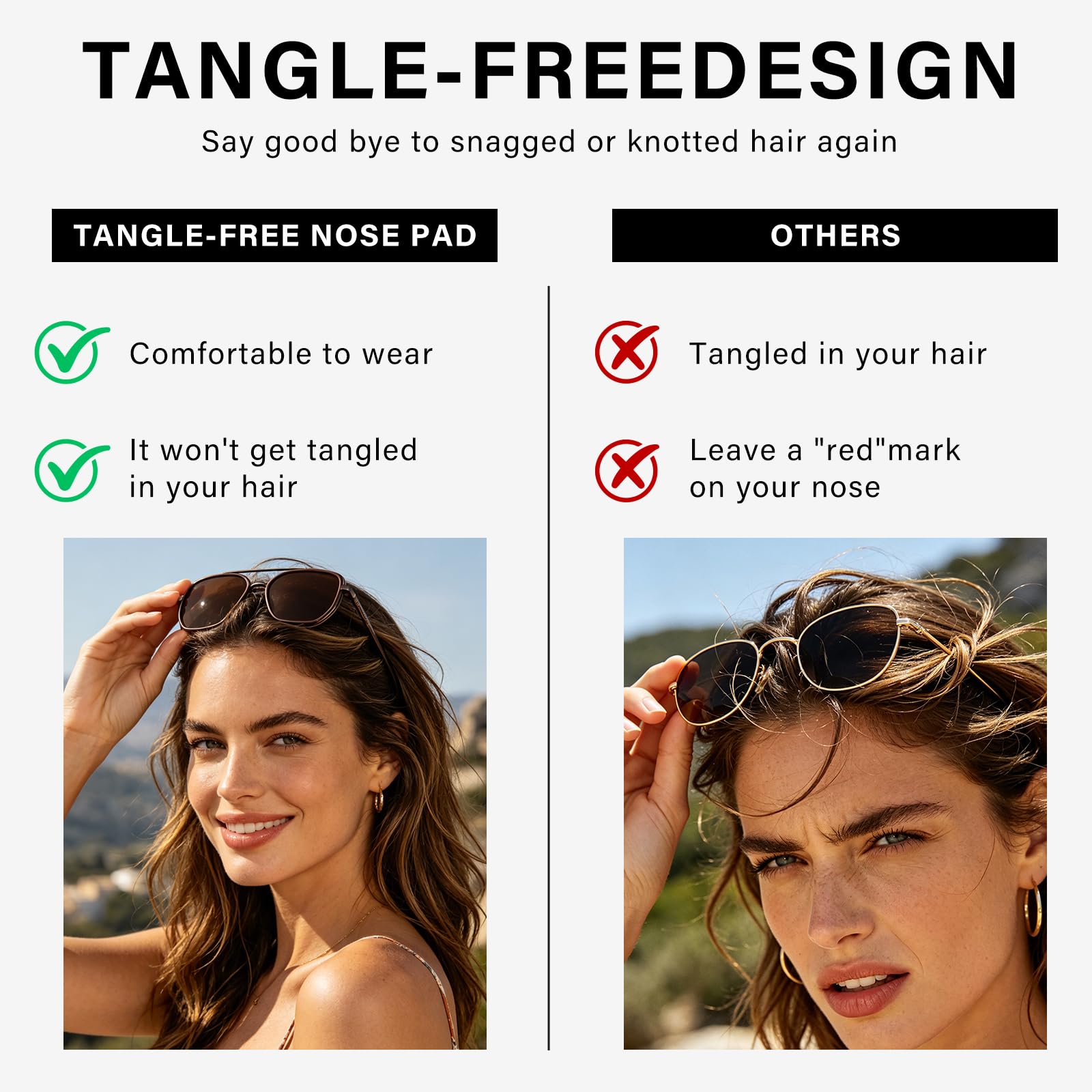 KUGUAOK Gafas de sol polarizadas estilo aviador para mujeres y hombres, protección UV, sin enredos, lentes de sol vintage de moda, 112aaaaaaaaaa