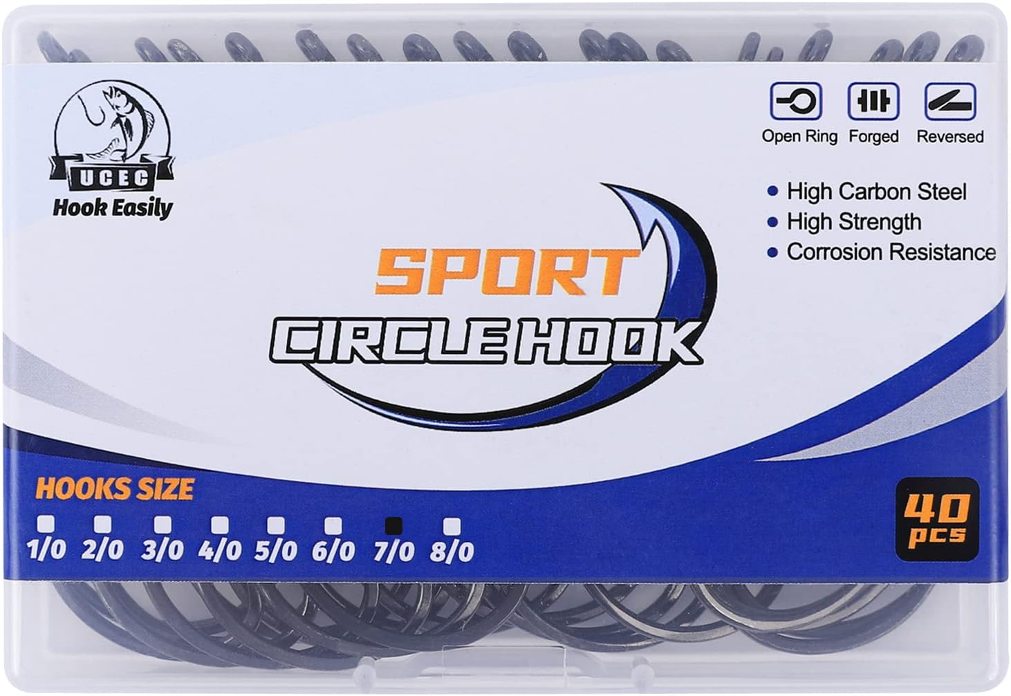 Circle Hooks Fishing Hooks 2X Strong Offset Circle Hooks Saltwater