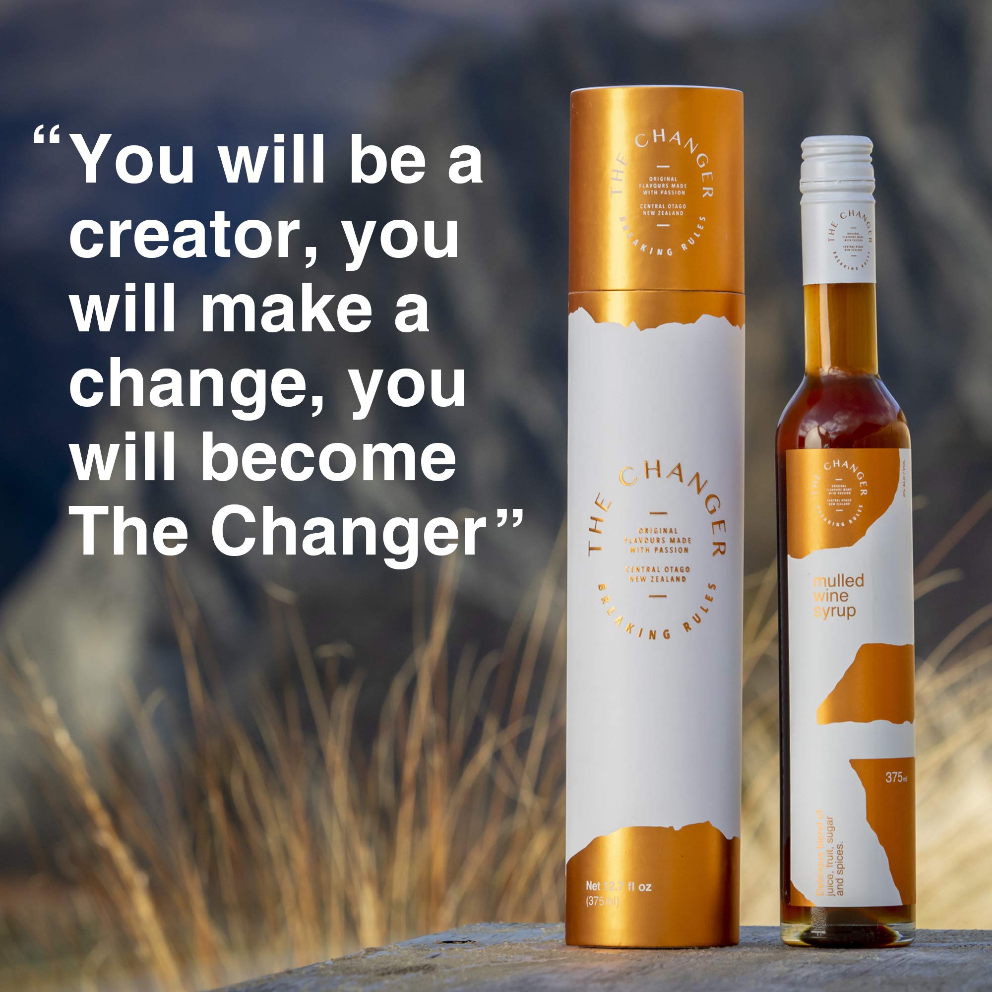 THE CHANGER Mulled Wine Syrup All Natural Syrup for Wine and