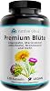 Liver Complex - Milk Thistle with 80% Silymarin Artichoke Dandelion Nettle 120 Vegan Capsules Choline Bitartrate Manganese Chrome Zinc Vitamin B6 - Made in Germany