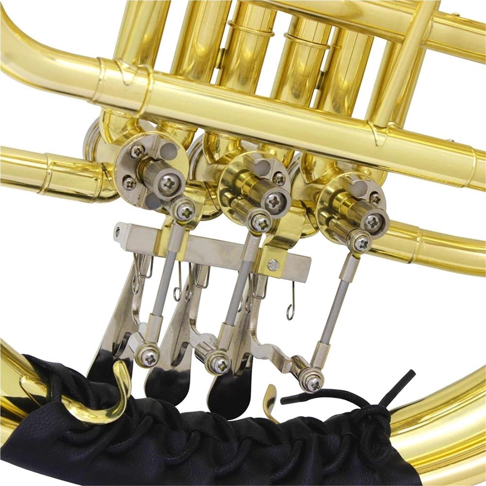 Róg Francuski Mosiądz 3 Klucze Strojenie F Strojenie Bb Róg Francuski Instrument Dęty Dzielony Z Akcesoriami Do Instrumentów Muzycznych
