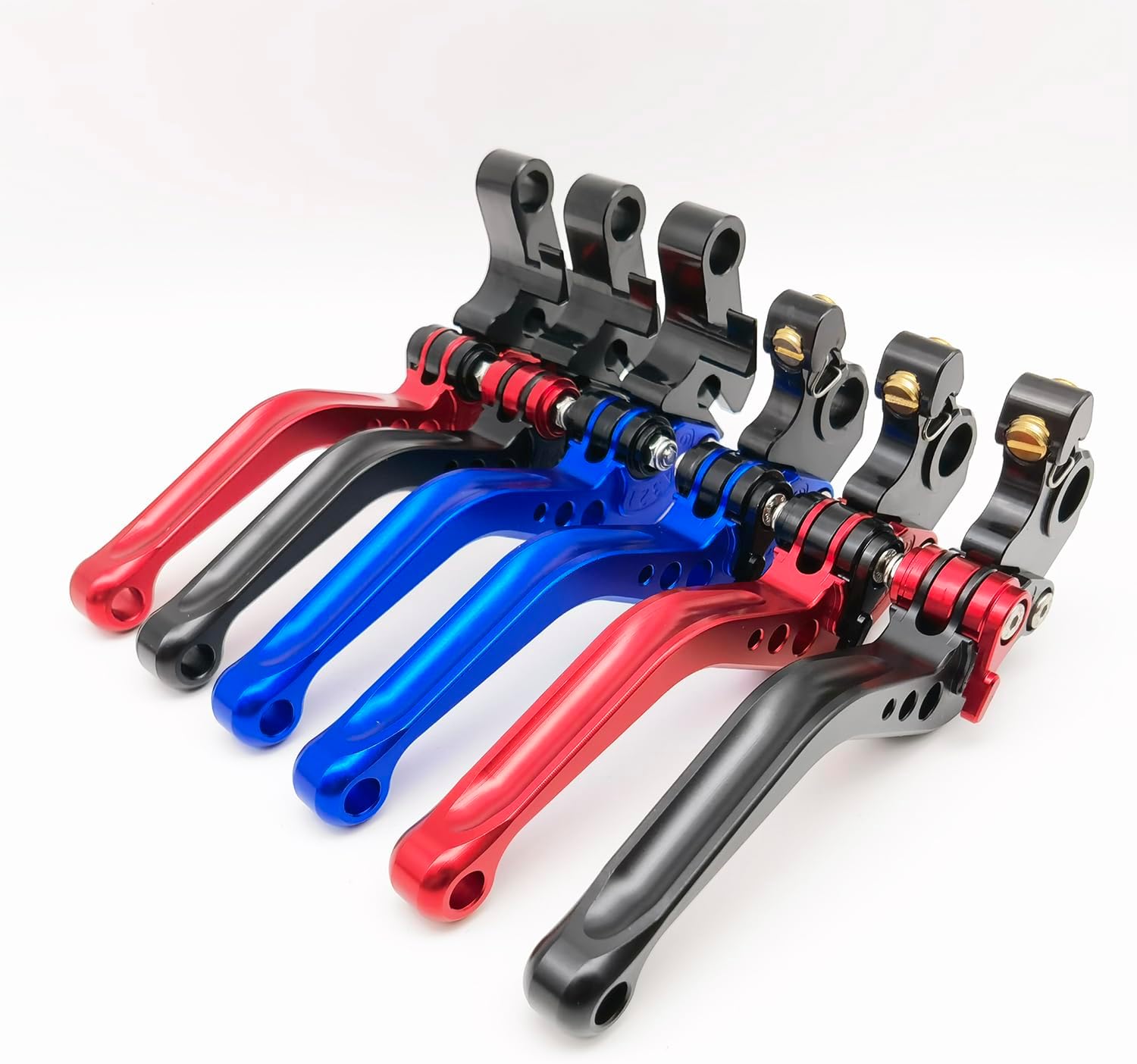 Replacement for Aprilia Tuareg 660 2021-2024 Short Brake Clutch Lever CNC Aluminum Alloy Accessories (RED `Black)