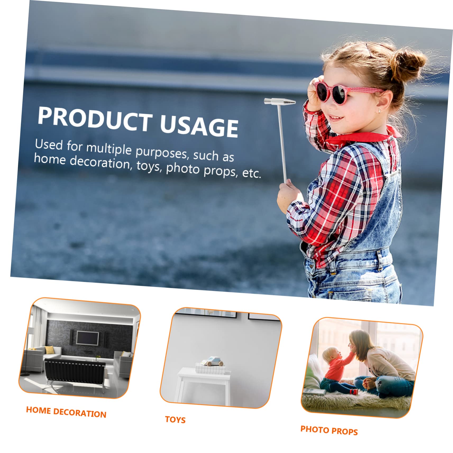 Toddmomy Diy Craft Tool 5pcs Water Repair Hammer Tuning Tool for Watch Clock Beautiful Design Smooth Surface