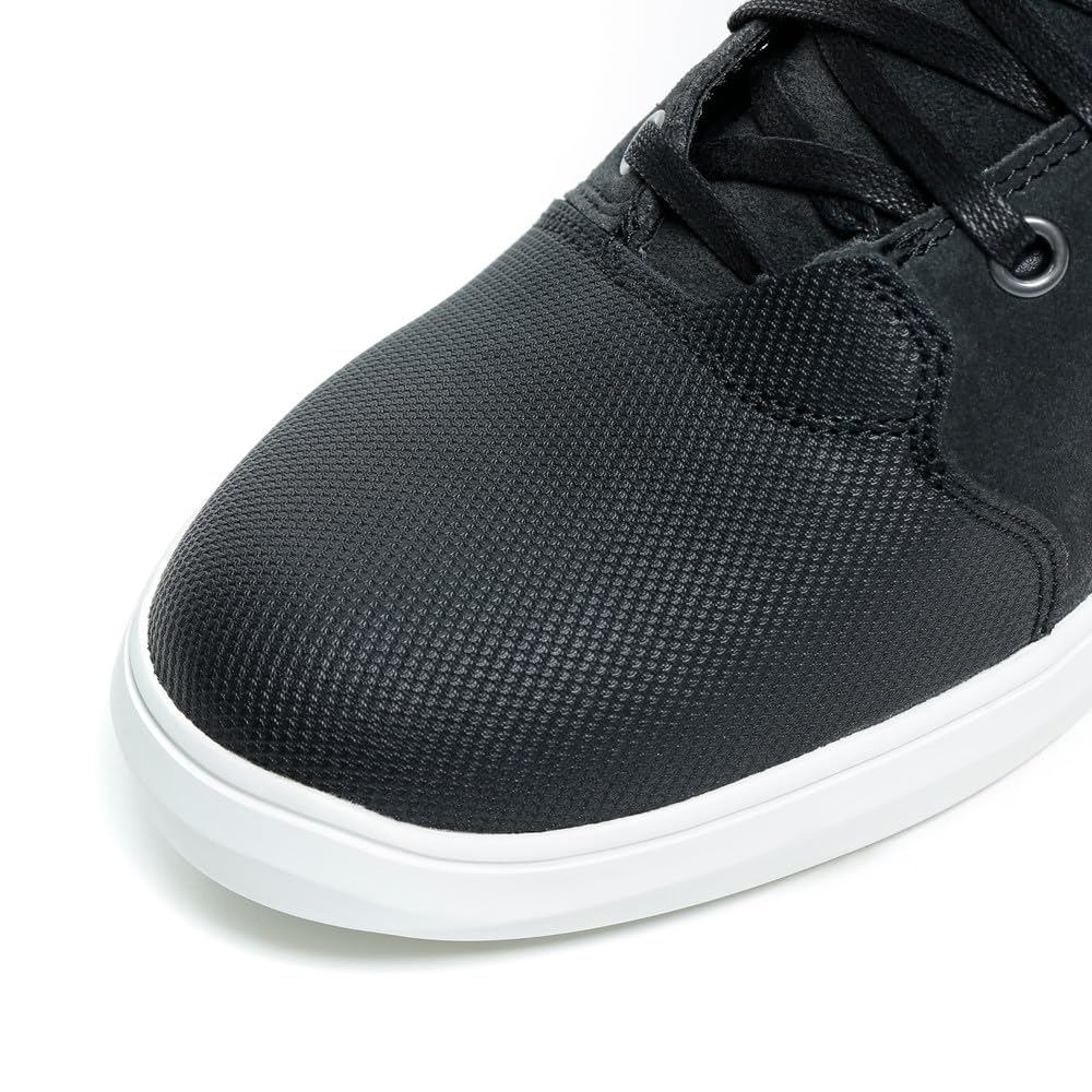 Dainese York Lady D-WP Shoes, Zapatillas Moto Impermeables, Mujer, Dark-Carbon/Blanco, 37