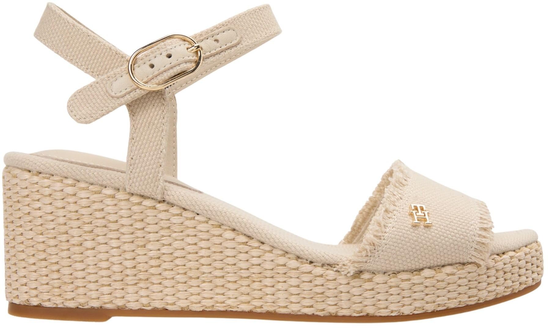 Tommy Hilfiger Mid Woven Wedge Espad Fringe Fw0fw09470 Alpargatas de cuñaMujer