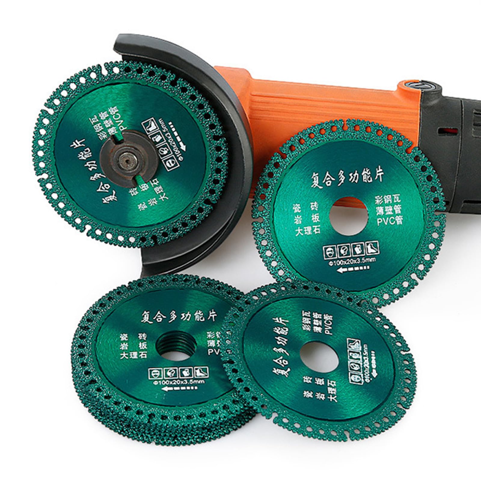 3er-Set Multifunktions-Trennscheiben – 10,2 Cm – Für Metall, Stein & Mehr