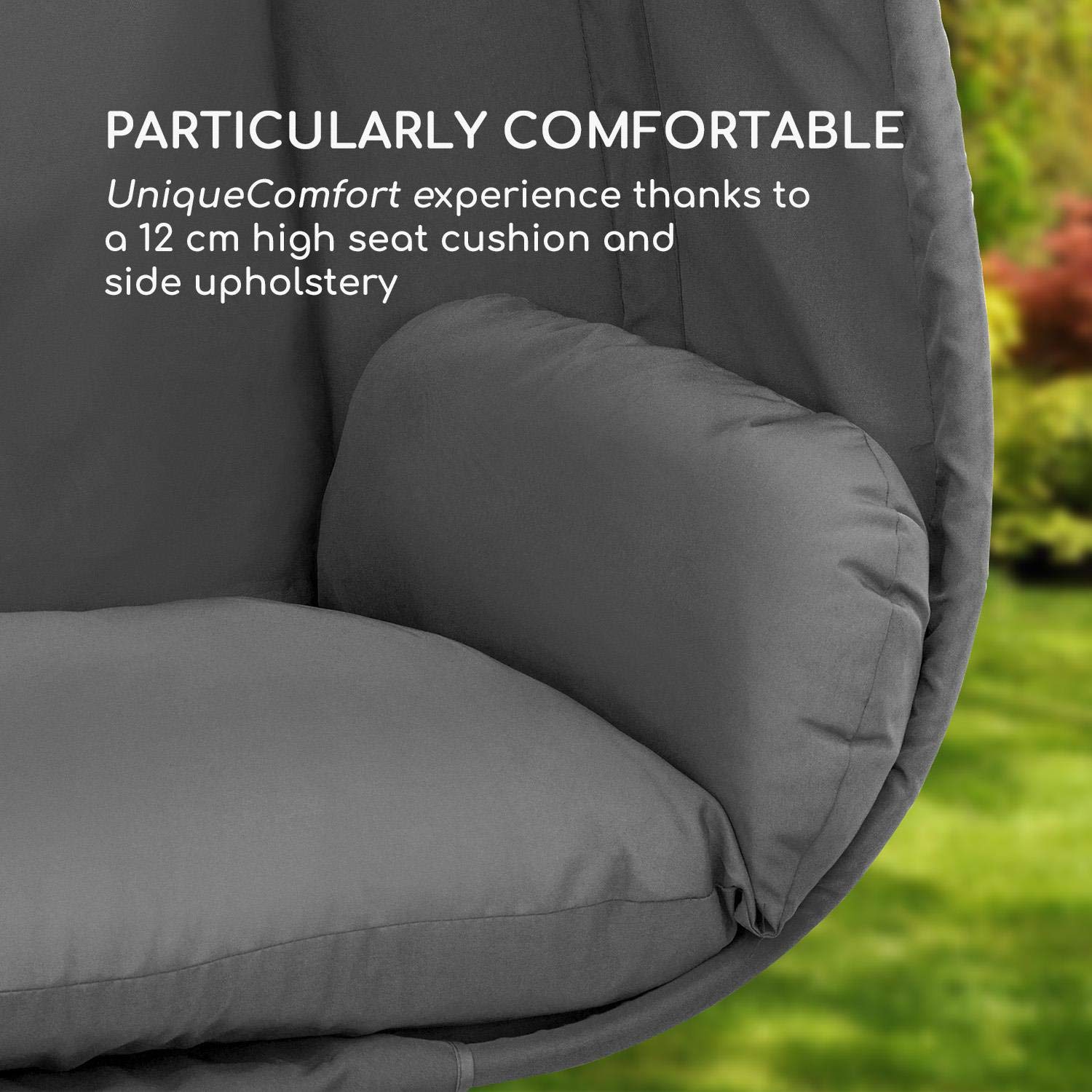 Copertura Per Poltrona Sospesa Bella Donna - Impermeabile, Poliestere, Nero, Compatibile Blumfeldt - Foto 12