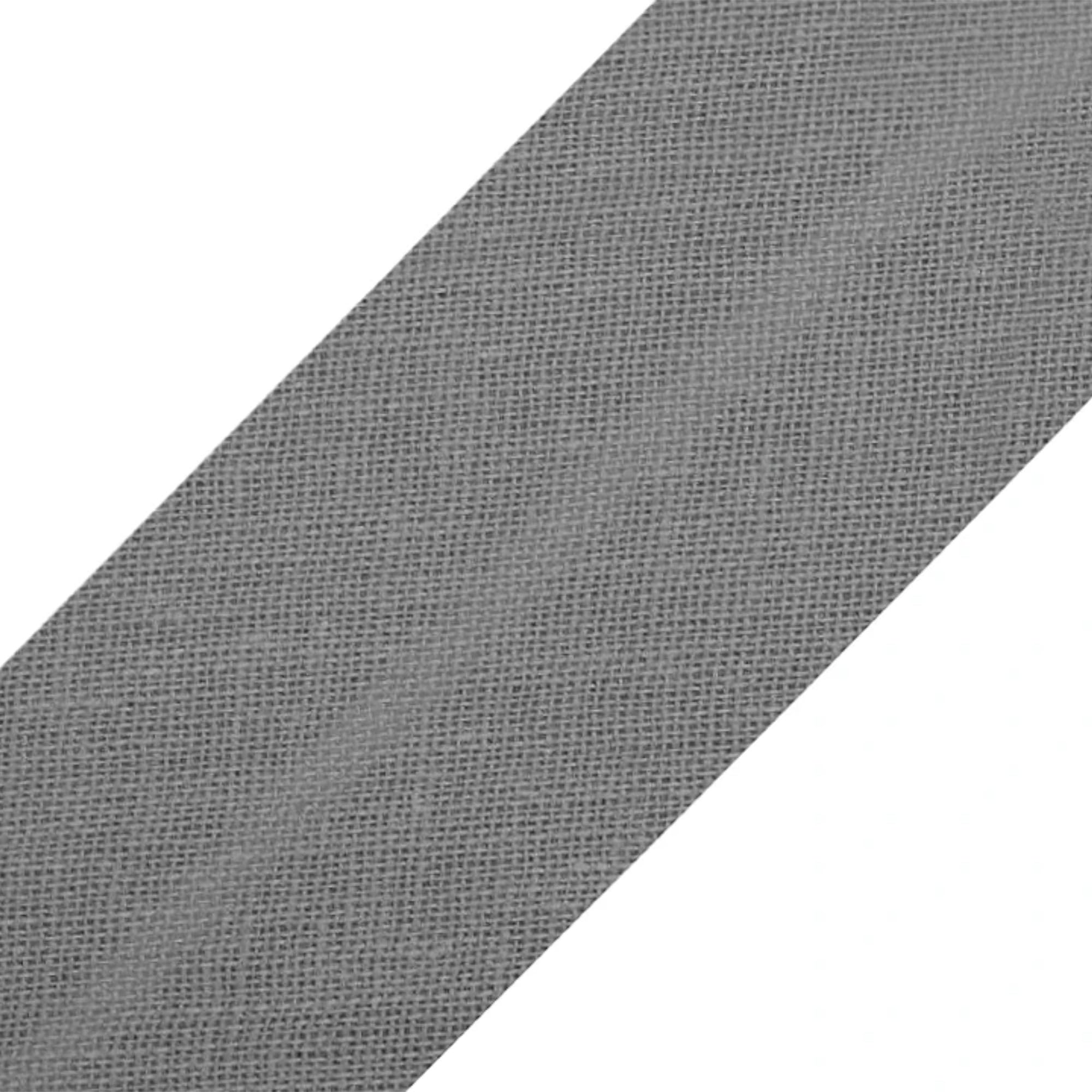 Biais simple de couture en coton de qualité supérieure, rouleau de 25m pour surpiqûres durables