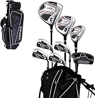 Aspire XD1 Teen Golf Club Set Ages 13-16: Driver, Fairway Wood, Hybrid, 7-PW Irons, Putter, Stand Bag - Graphite & Steel Shafts