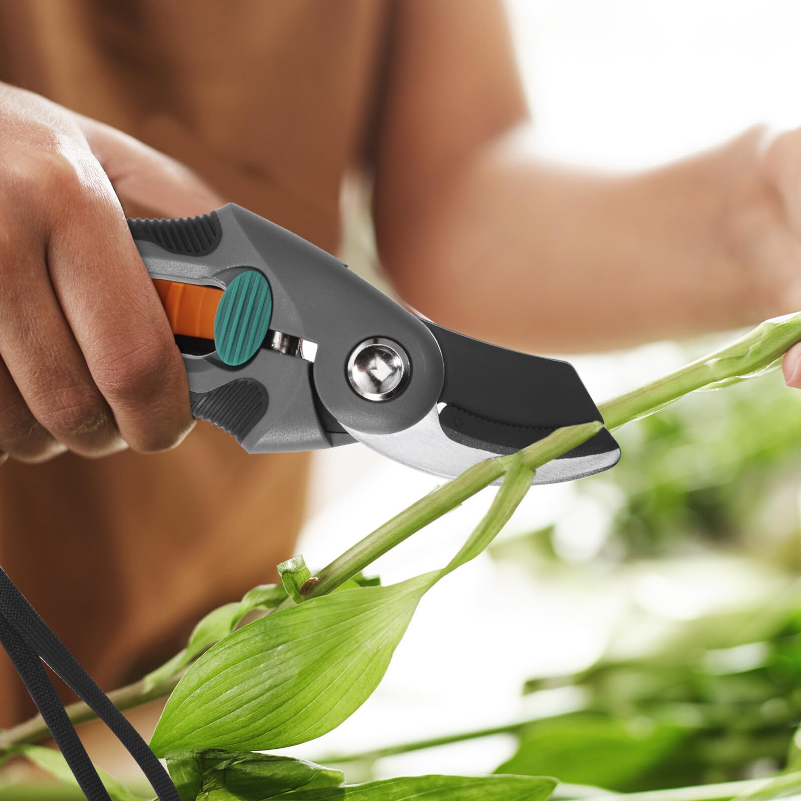 Cesoi per Potatura Molla Utensili Manuali per Giardinaggio Cesoie Robuste in Acciaio per Bonsai e Siepi Cesoie Ergonomiche per Taglio Rami Forniture da Giardino