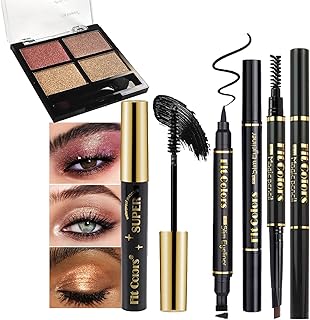 Kit de maquillaje de ojos 4 en 1, paleta de s...