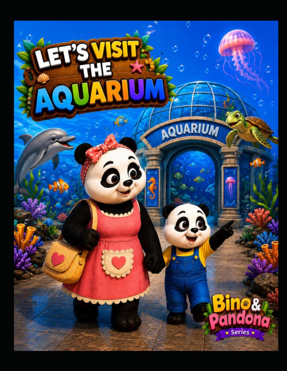 Let’s Visit the Aquarium: A Fun Coloring Adventure with Bino & Pandona (Bino & Pandona Series)