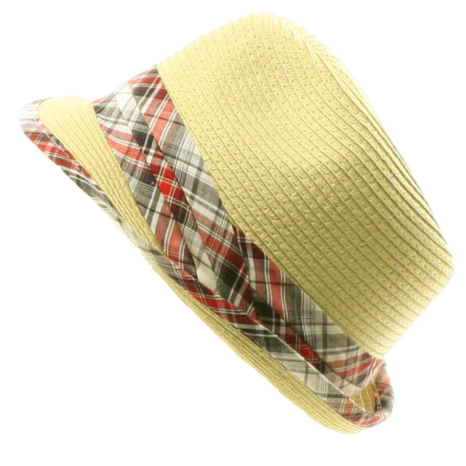Milani Kids Straw Fedora- White