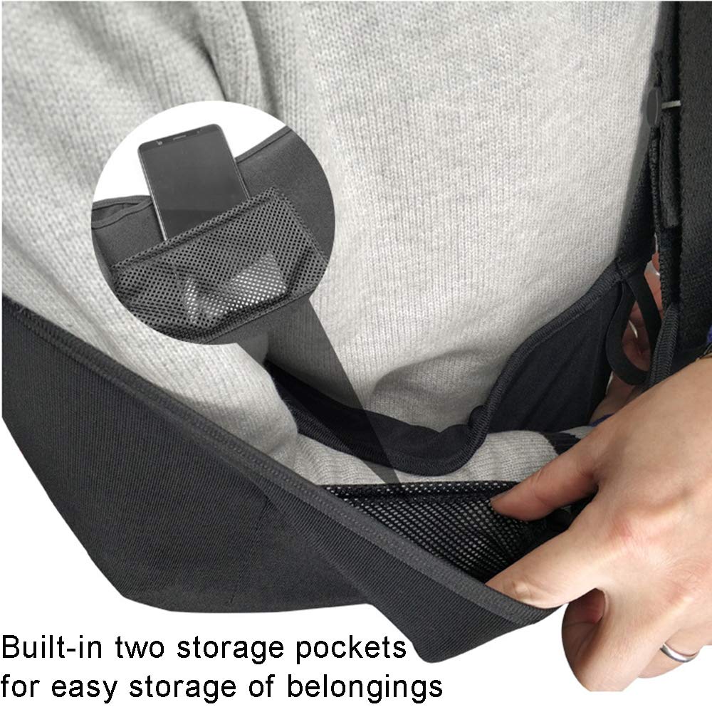 Cabestrillo para brazo Soporte de brazo ajustable, liviano, transpirable, cabestrillo médico de diseño ergonómico para brazo fracturado roto Codo Muñeca, universal para brazos izquierdo y de