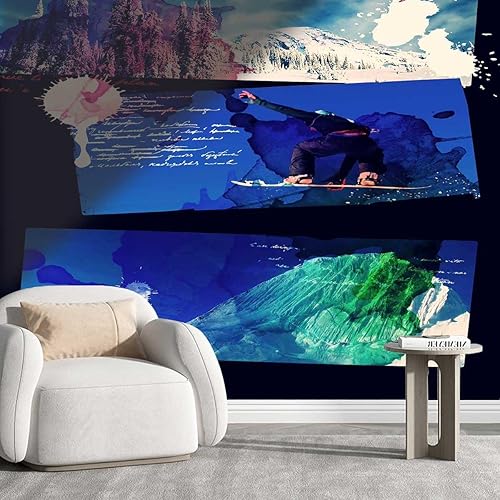 Papel tapiz para muebles de madera, retro, impermeable, diseño de letras, fondo de televisión, sin pegamento para dañar, pared de 59 pulgadas de