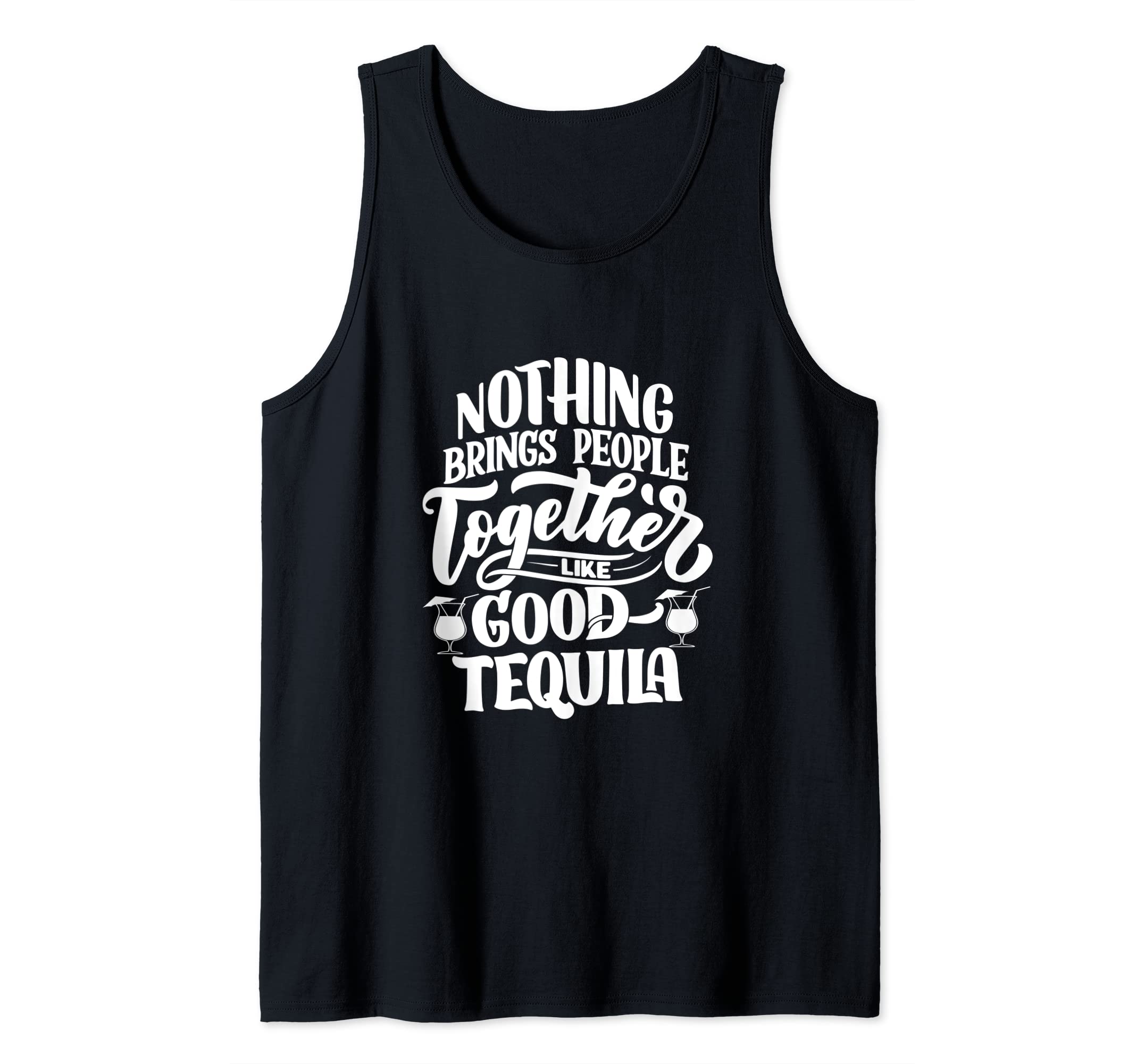 Funny Group Party Drinking Tequila shots Tank Top