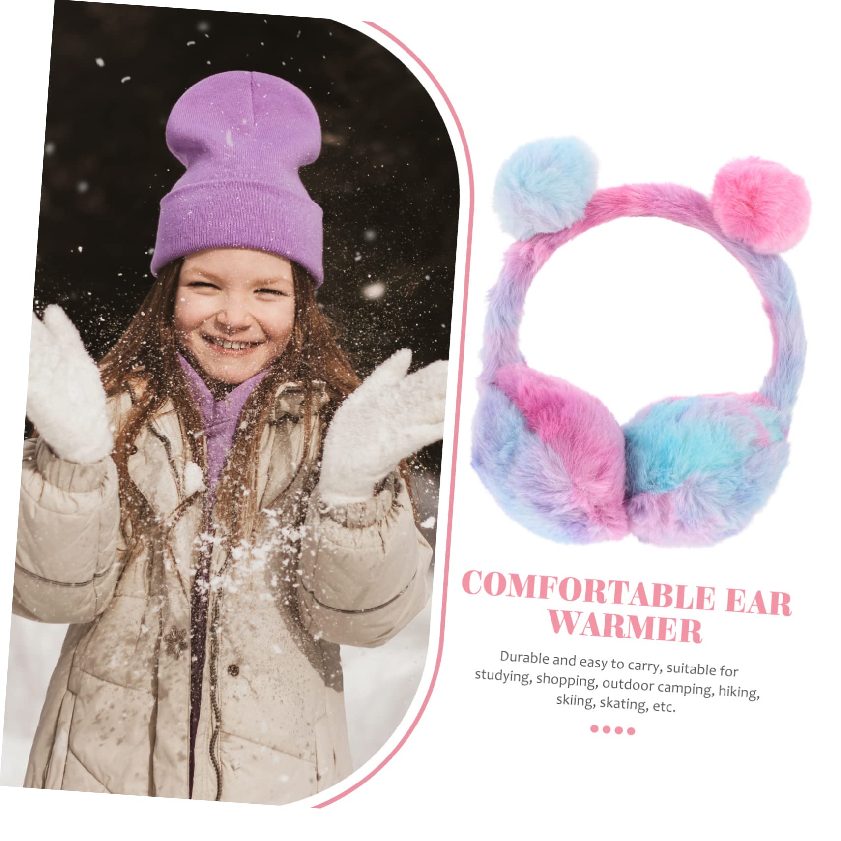 SHERCHPRY 4stücke Lovely Plush Earmuff Cartoon Tier Ohrenschutz Für Kalte Tage Winddicht Weich Und Warm Für Outdoor-aktivitäten Wie Skifahren Wandern Und Mehr Für Erwachsene